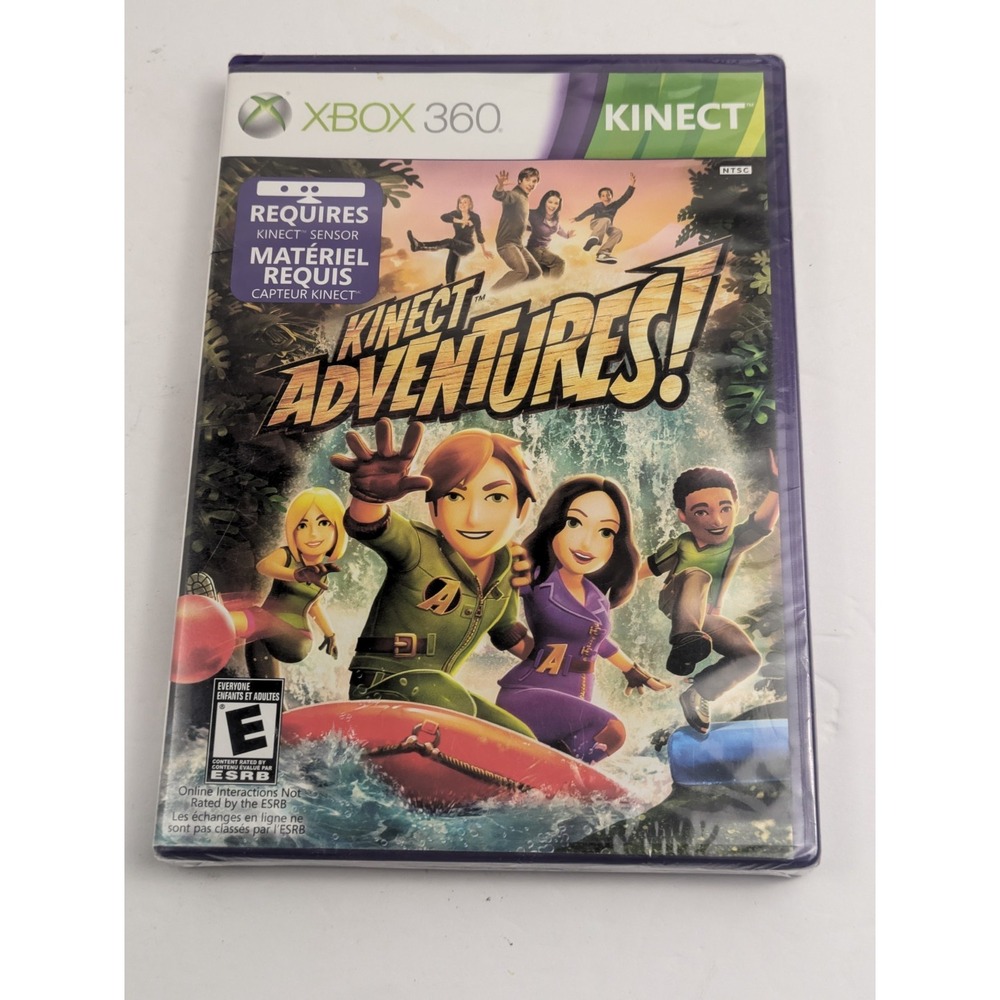 Kinect Adventures (Microsoft Xbox 360, 2010) Brand New & Sealed Xbox Game